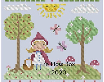 Little Red Riding Hood Cross Stitch Pattern