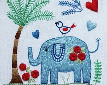 Elephant Embroidery