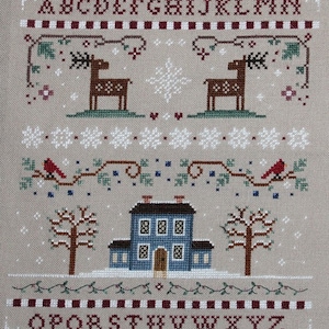 Winter Sampler Cross Stitch