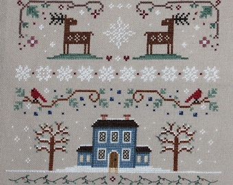 Winter Sampler Cross Stitch