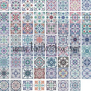 Biscornu Cross Stitch Pattern Pack 1