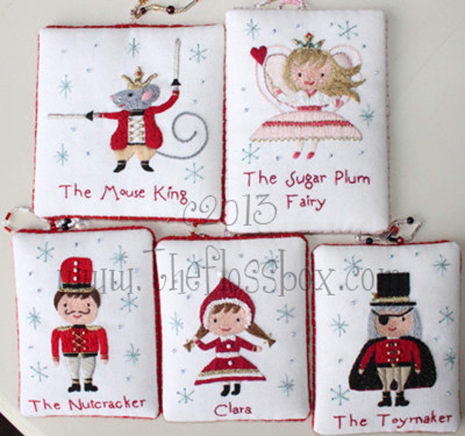 The Nutcracker Embroidery Pattern Set Etsy