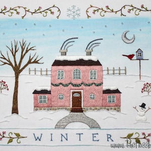 Winter Embroidery Pattern