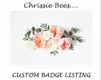 Custom badge listing Please message me first before buying to check I can make your badge! Price shown includes postage