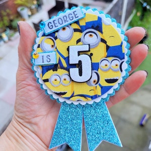 Personalised Birthday badges, personalised Boys/Girls birthday badge, Personalised Birthday badge, celebration badge, velcro safety flap