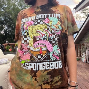 Custom Bleach or Tie-Dyed Graphic Tee