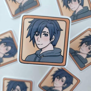 Stardew Valley SDV - Sebastian Die-cut Sticker - Sebastian Art, Stardew Valley SDV Sticker, Stardew Valley SDV Art, Stardew Boys