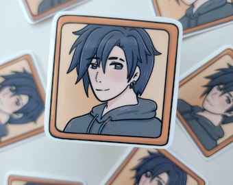 Stardew Valley SDV - Sebastian Die-cut Sticker - Sebastian Art, Stardew Valley SDV Sticker, Stardew Valley SDV Art, Stardew Boys