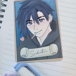 Stardew Valley SDV - Sebastian Photocard - Sebastian Art, Stardew Valley PC, Stardew Valley Photocard, Sebastian PC, Stardew Boys