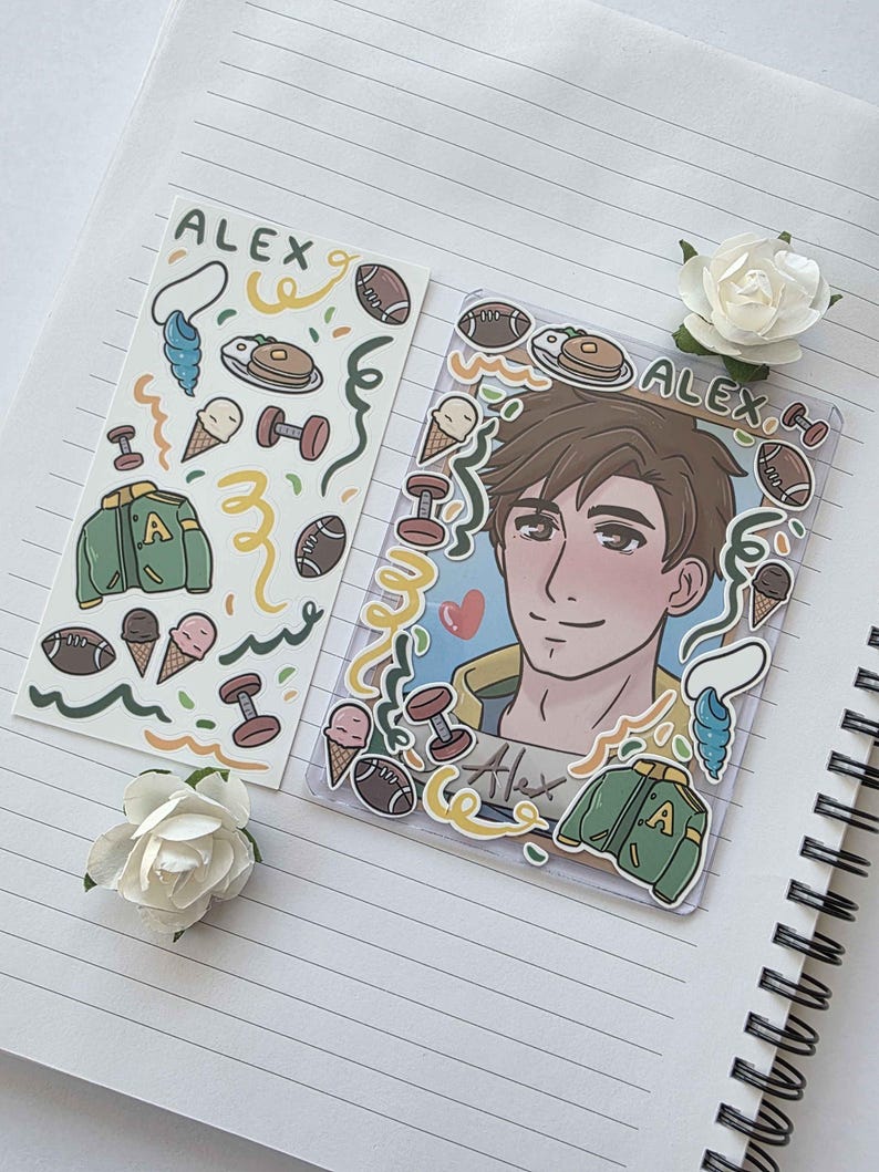 Stardew Valley SDV Alex Deco Sheets - Journal, Decoration, Sticker ...