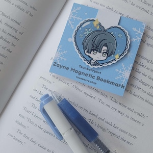 Love And Deepspace - Zayne Magnetic Bookmark - LADS, Love And Deep Space, LADS Art, Zayne Art, Art, Stationary, Bookmark, Magnet Bookmark