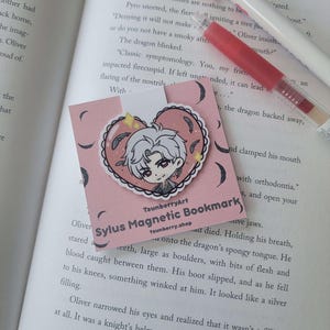 Love And Deepspace - Sylus Magnetic Bookmark - LADS, Love And Deep Space, LADS Art, Sylus Art