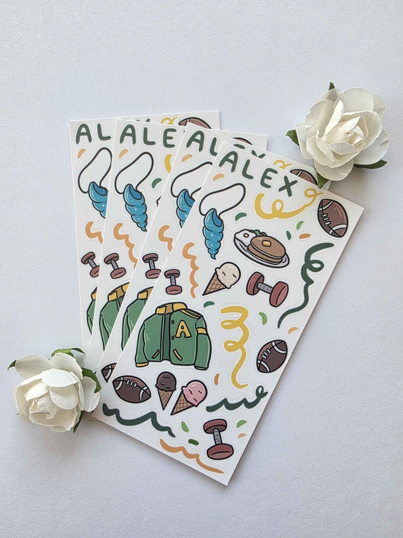 Stardew Valley SDV Alex Deco Sheets - Journal, Decoration, Sticker ...