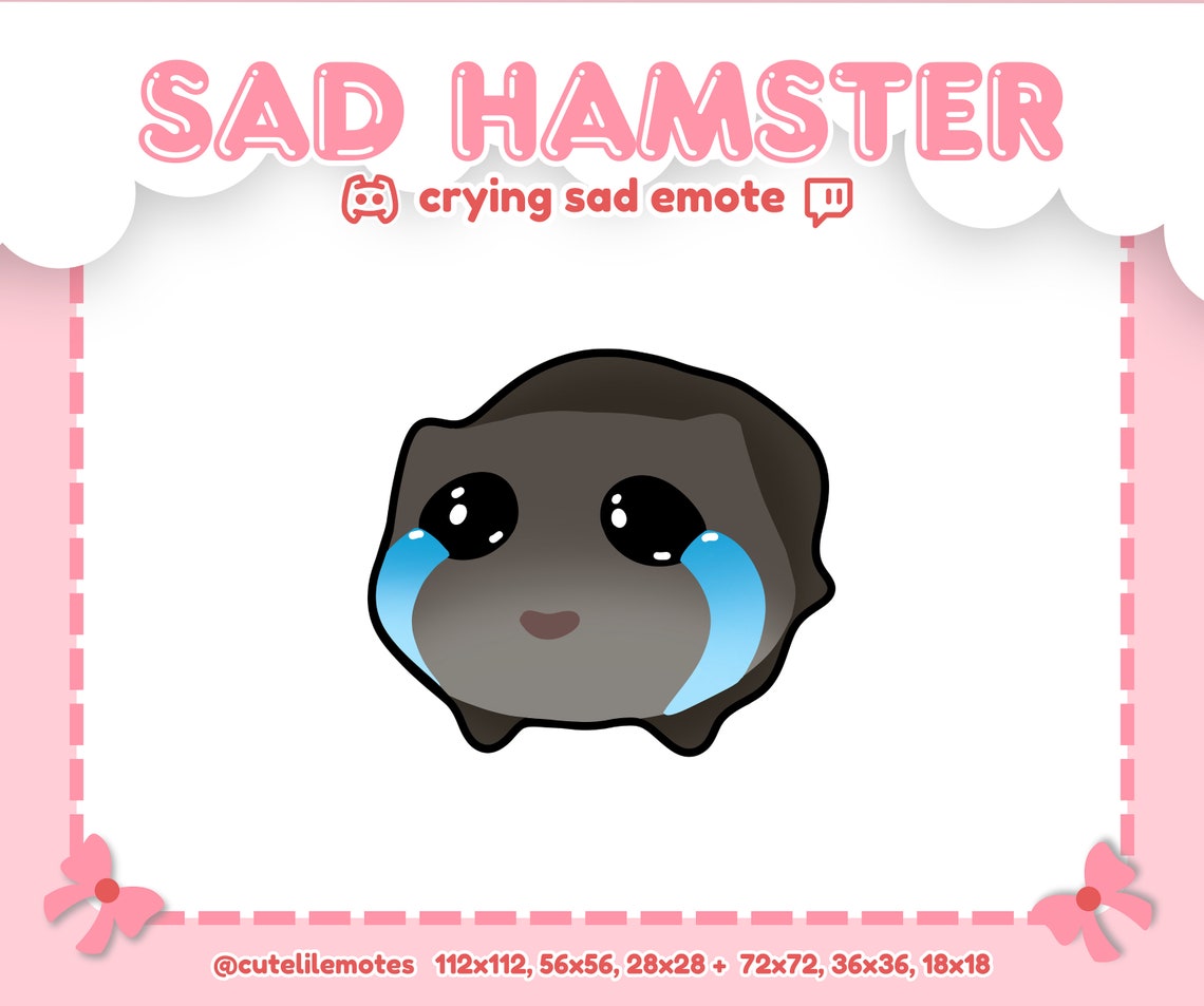 SAD HAMSTER MEME Emote