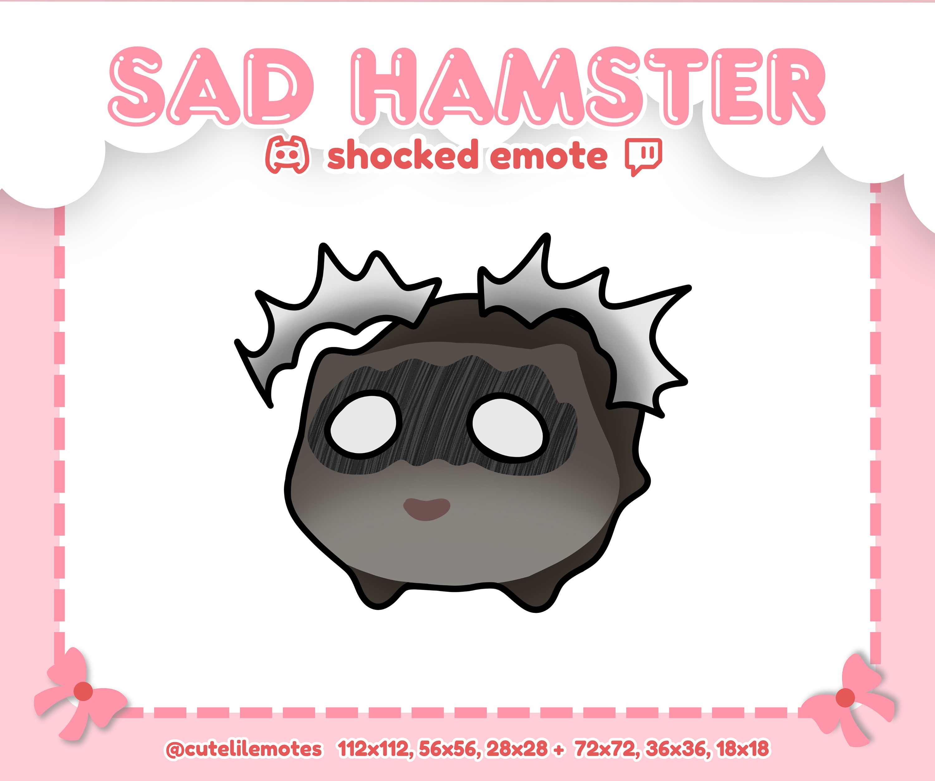 SAD HAMSTER MEME Emote