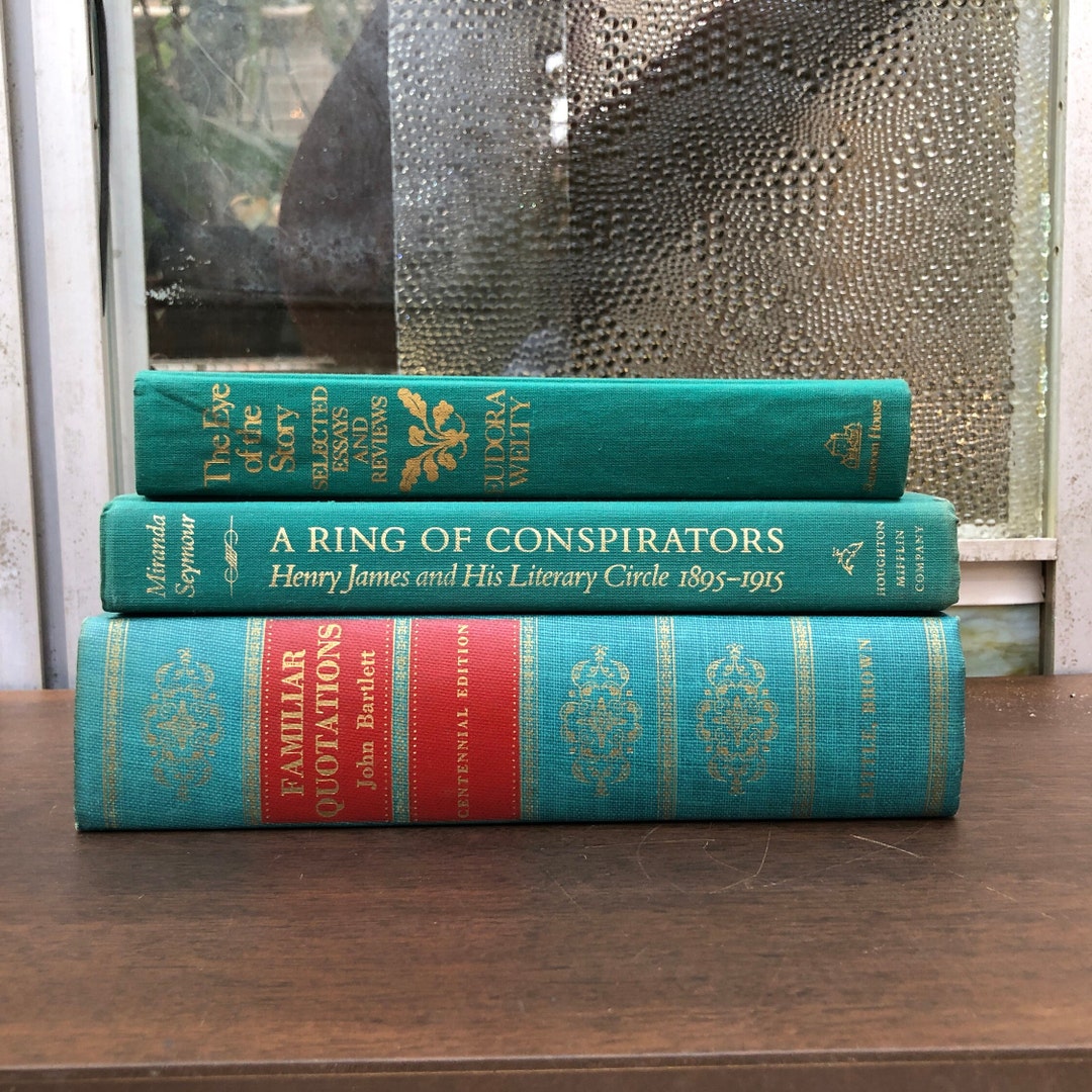 Vintage Books Bookshelf Decor Books by Color Display Etsy