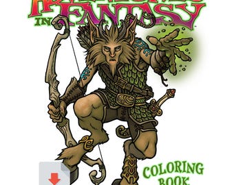 Adventures in Fantasy Coloring Book