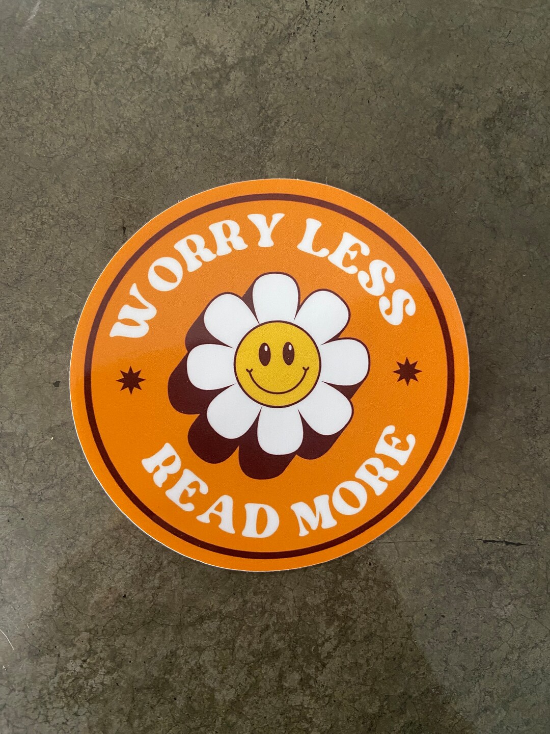 Worry Less, Read More Sticker - Etsy