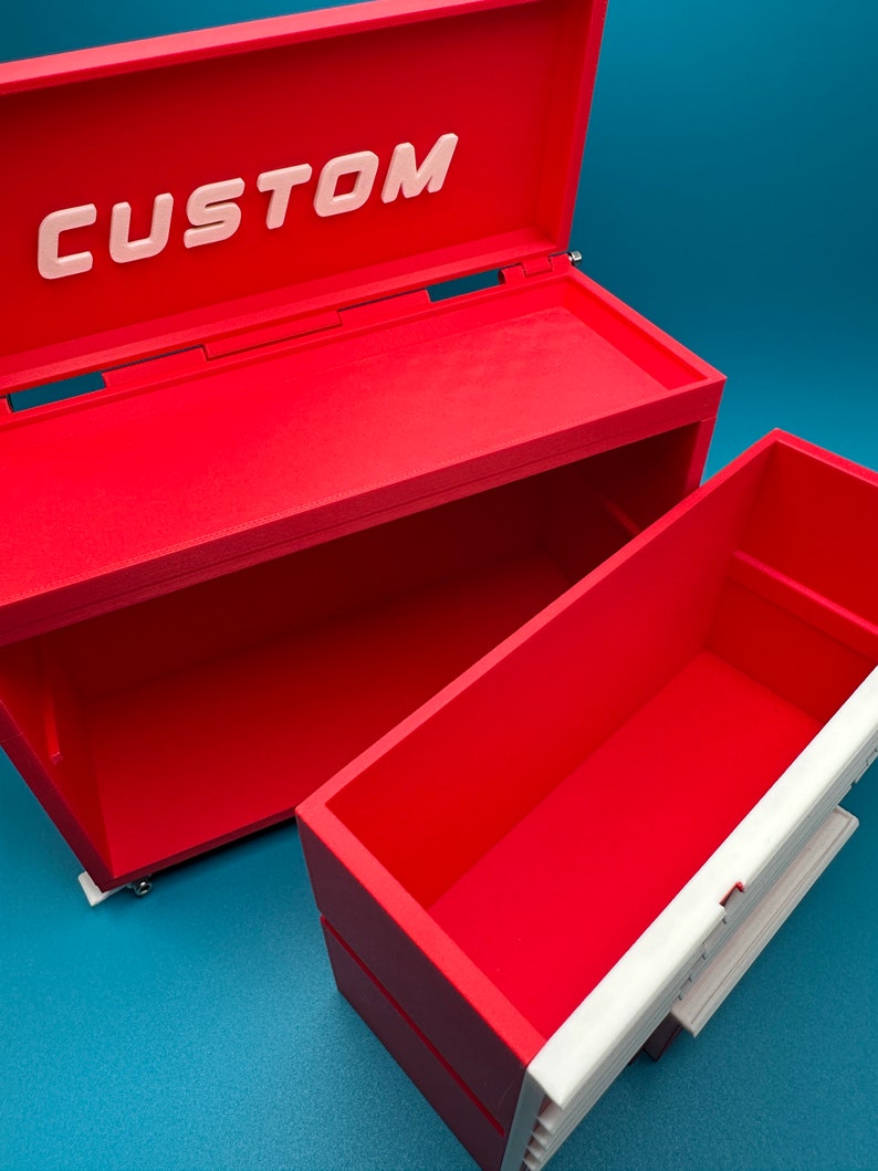 Personalized Snapon Style Tool Box Gift for Him Business Card Holder