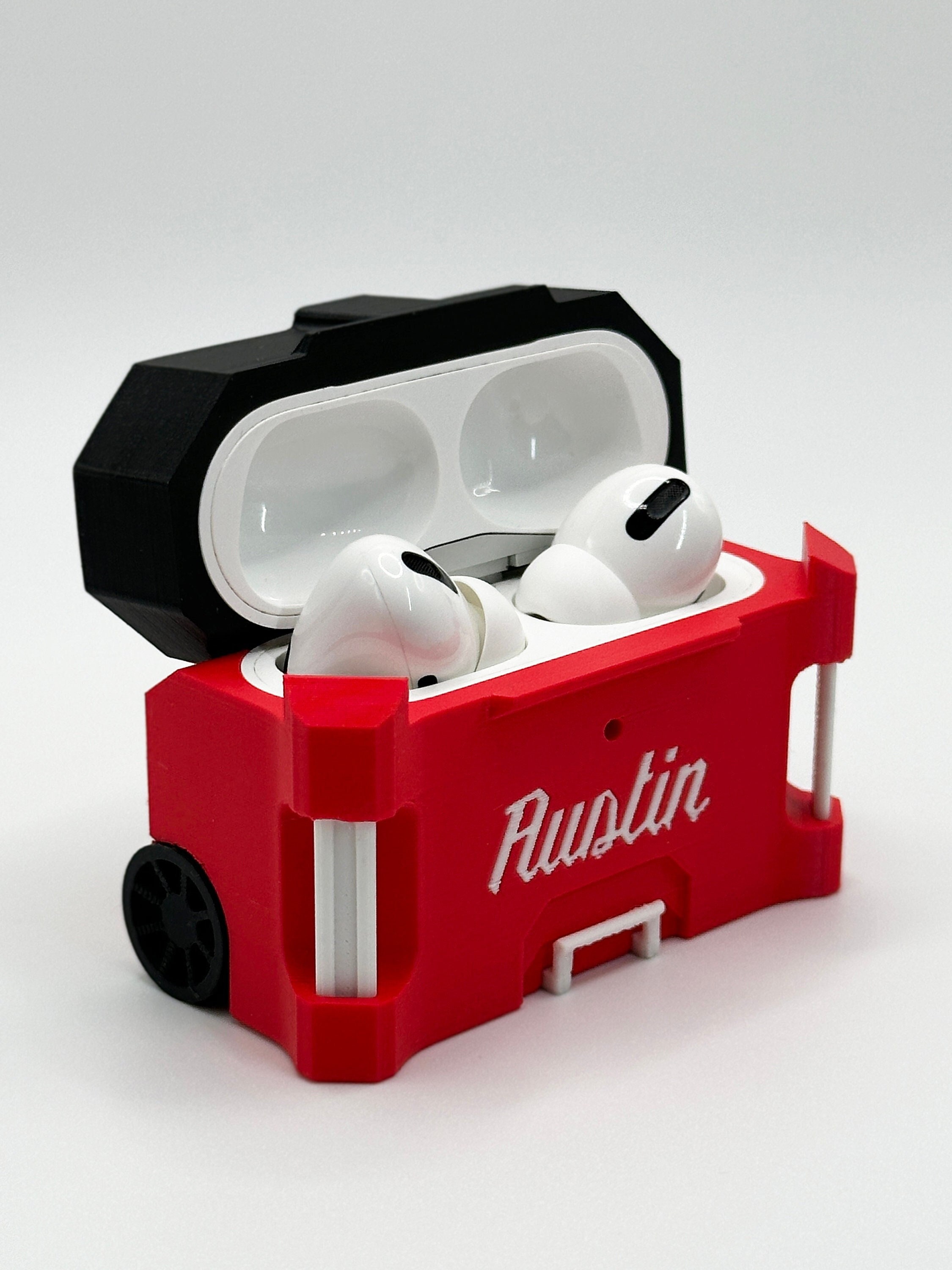 ミルウォーキーパックアウト風　AirPods pro 1 or 2ケース Milwaukee Packout Inspired Apple AirPod & AirPod Pro Case