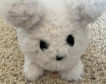 Fluffy Slugpup from Rain world crochet plush