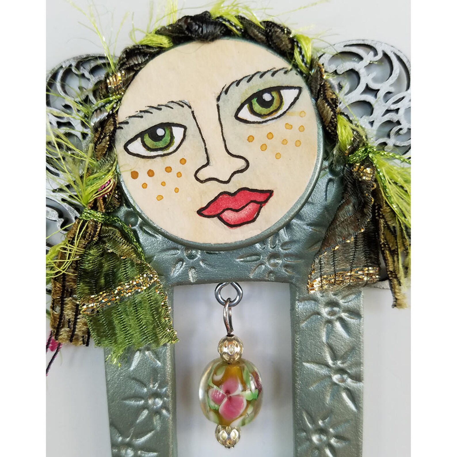 Suncatcher Angel 6 Collectible Angel Mixed Media Angel Etsy