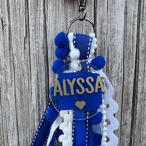 Personalized Bag Tag, Custom BOGG bag tag, Bag Accessories, Cheer Bag Tassel, Acrylic Bag Tassel, Backpack Name Tag