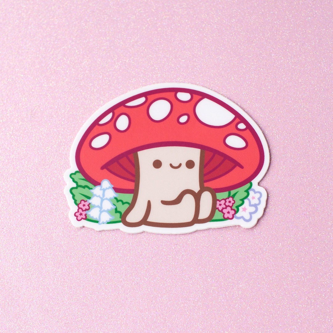 Drew House Mushroom Sticker - Sticker Mania