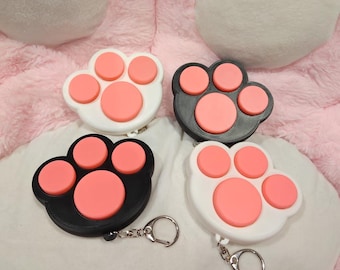 Paw Pad Peet Clicker Keychain