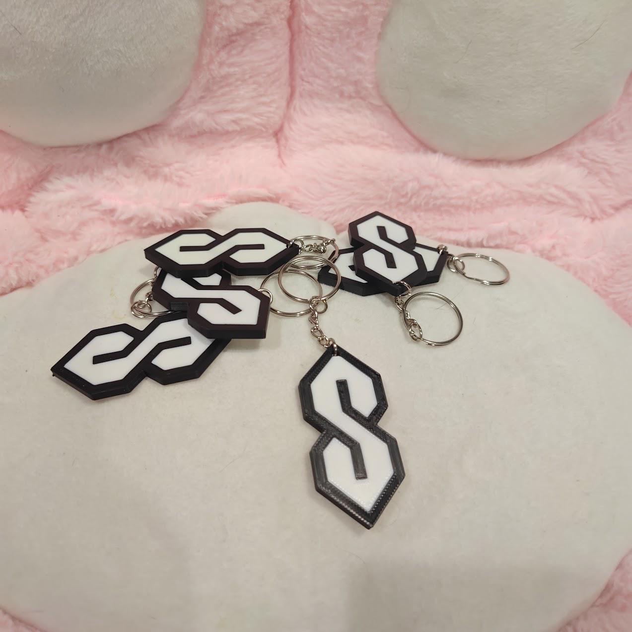 Cool S 3d Printed Keychain - Etsy