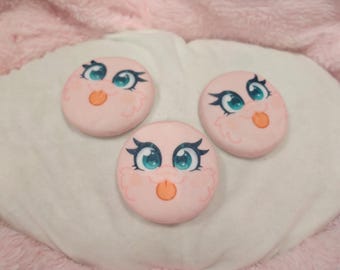 Fluffle Puff Plush Button Pin