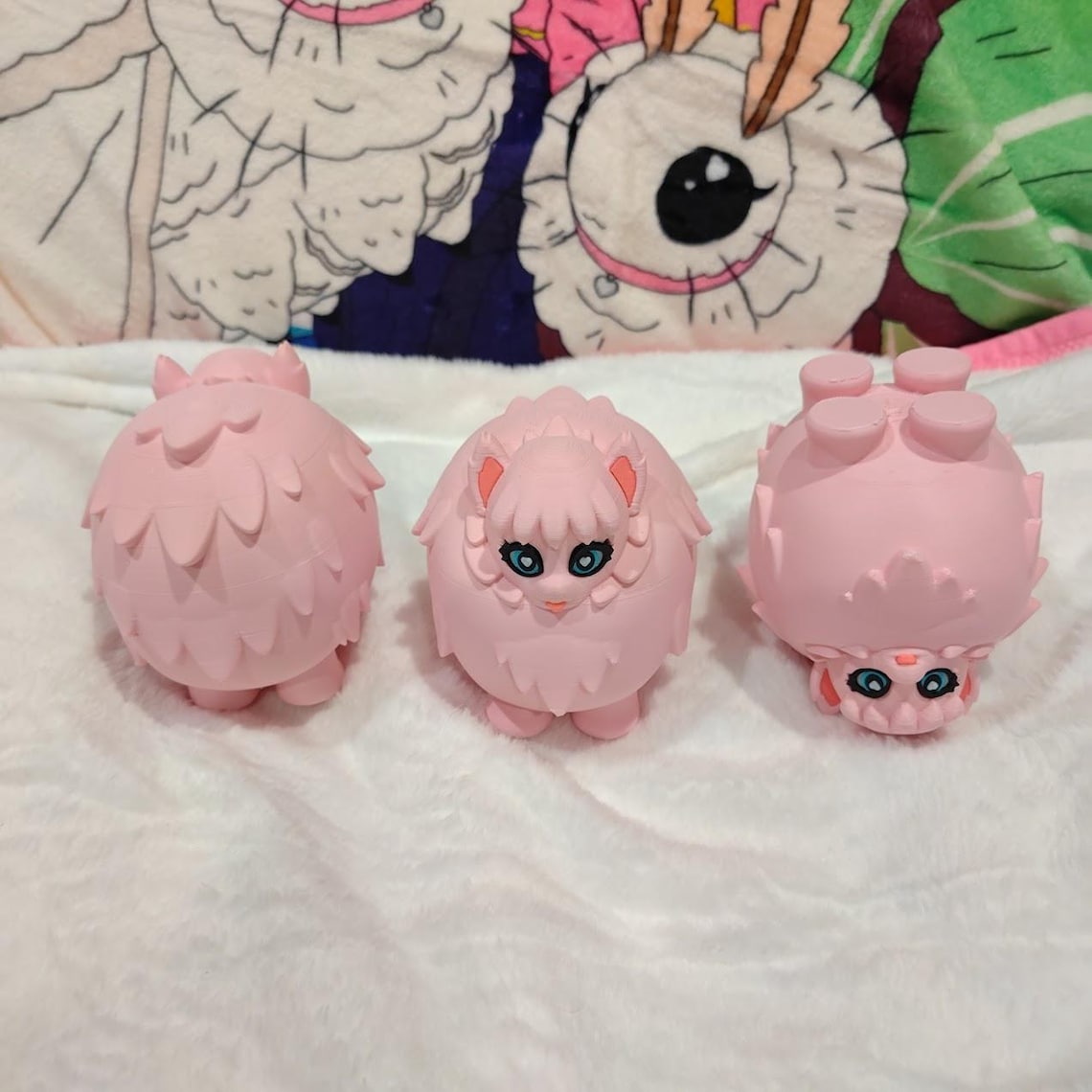 Chonky Fluffle Puff Pony Figure - Etsy