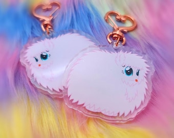 Fluffle Puff Stare 2" Acrylic Charm