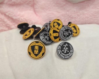 Yakuza Like a Dragon Plastic Clan Pins