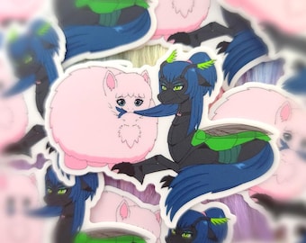 Fluffle Puff Nom Floof n' Friends 3" Sticker