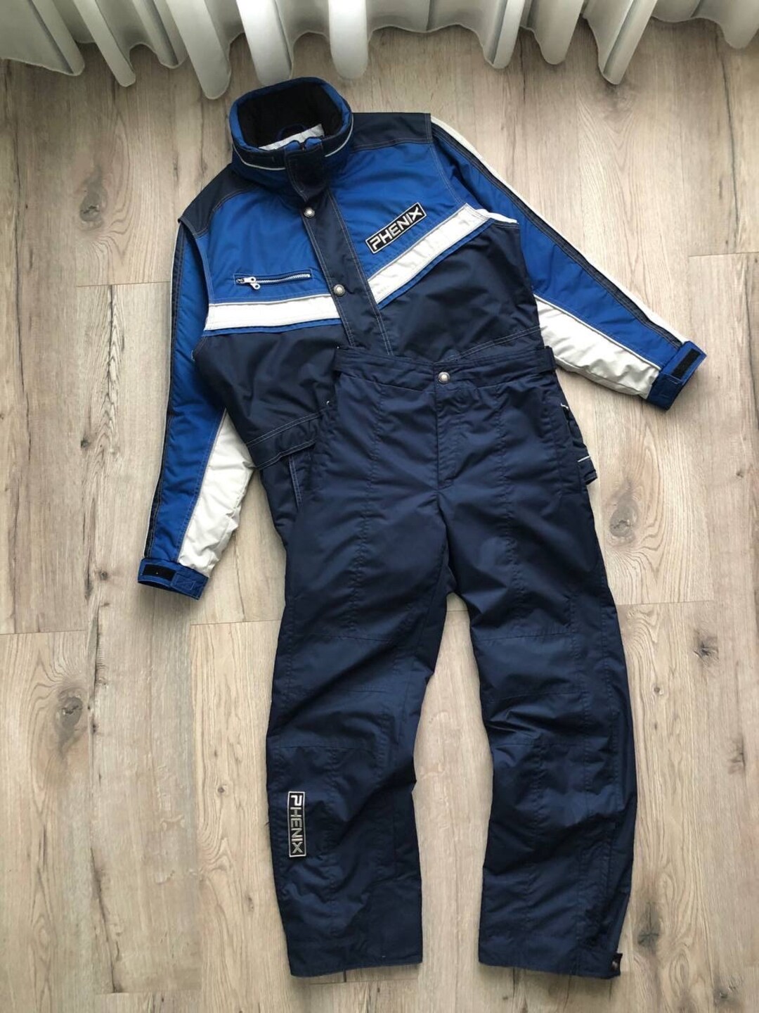 Vintage 90s Phenix Ski Wear Winter Jacket Hoodie Colorblock