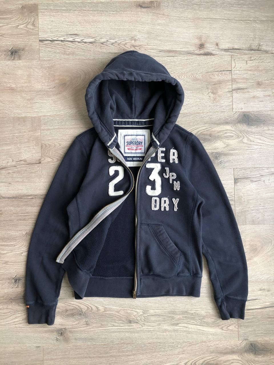 Superdry Tokyo State Japanese Zip Hoodie Vintage Women's