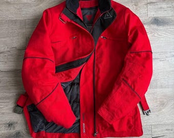 Dainese Sefety Equipment Gore-Tex Fire Red Moto Jacket Vintage