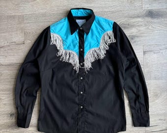 Rockmount 1970s Ranch Wear Western Fringed Shirt Vintage Women’s Rare