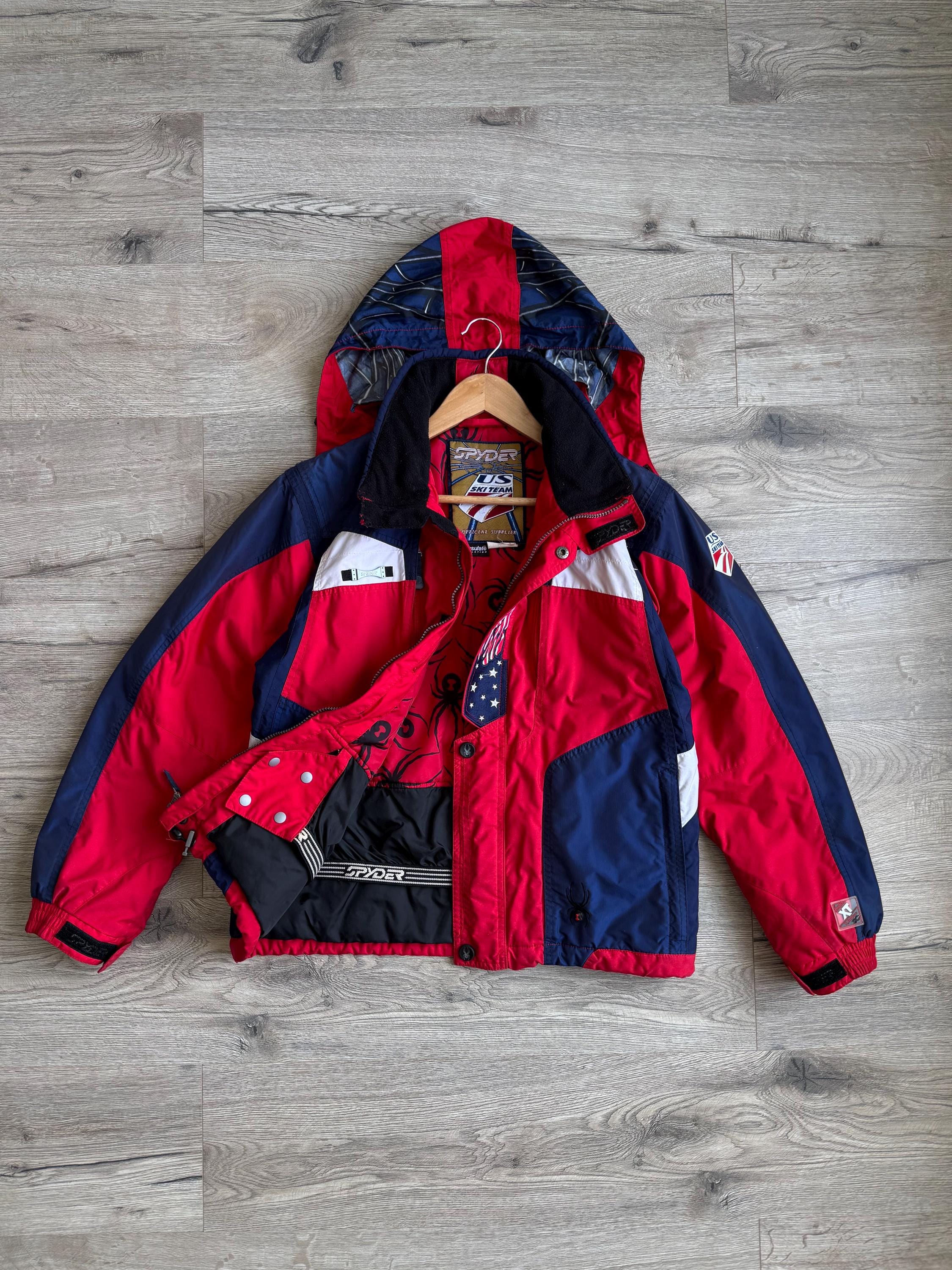 Spyder USA Ski Team Thinsulate 90s Kid's Jacket Vintage Rare - Etsy
