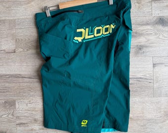 Vintage Surf Trunks / Baggy Swim Shorts / 1990s Birdwell Beach