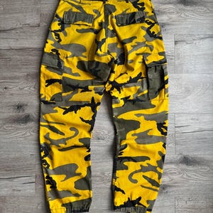 Pantalones cargo militares M81 Woodland Camo Pantalones urbanos Vintage
