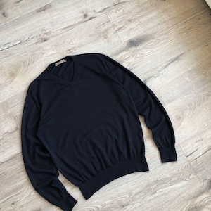 Cruciani Seltener Männer Pullover Pullover V-Neck Vintage