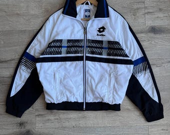 Vtg LOTTO 90's Tennis Italiano for Boris Becker Multicolor