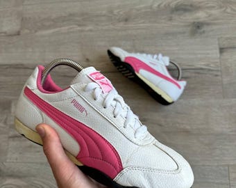 Puma Speedcat 00s Racing Sneakers Vintage Rosa/Weiß Selten