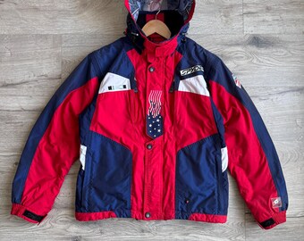 Spyder USA Ski Team Thinsulate 90s Kid's Jacket Vintage Rare - Etsy