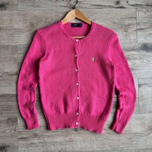 雰囲気抜群”90s POLO RALPH LAUREN cardigan y2k Vintage Polo Ralph Lauren Cardigan varsity old money | Depop