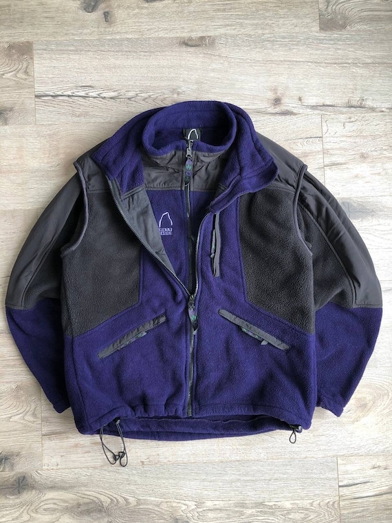 Sierra Designs, Sierra Designs 90ʼs Set Fleece Jacket & Vest Outdoor Vintage