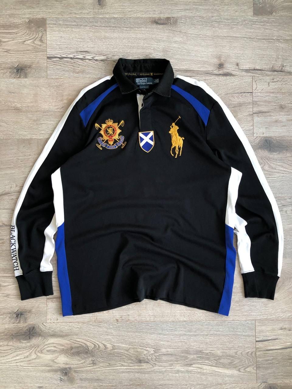 Polo Ralph Lauren 90s Blackwatch Team Rugby Shirt Sweater Polo Ralph Lauren 90s Blackwatch Team Rugby Shirt Sweater