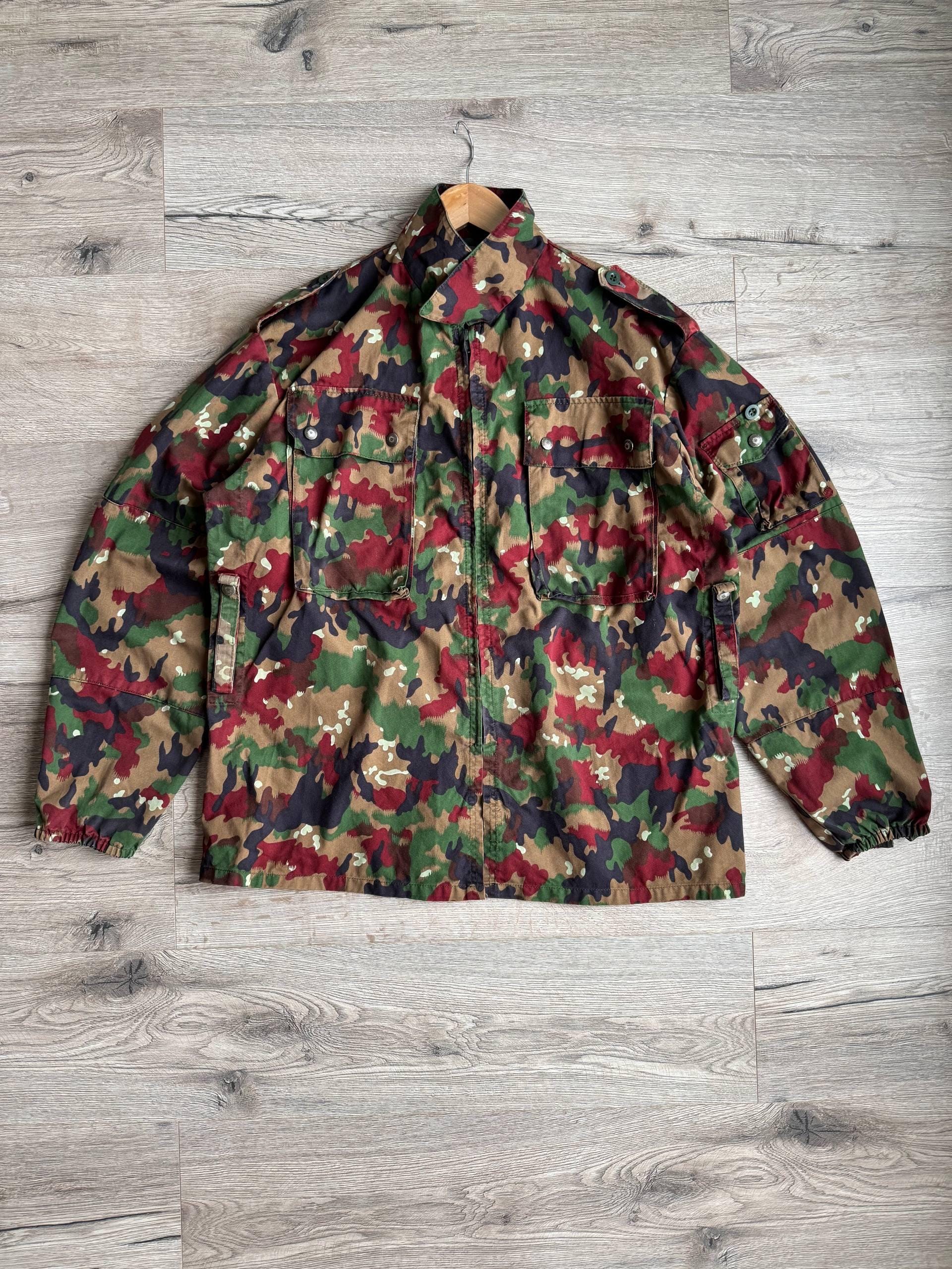 Swiss army M-60 mountain jacket over-dye Swiss Field Jacket - Etsy